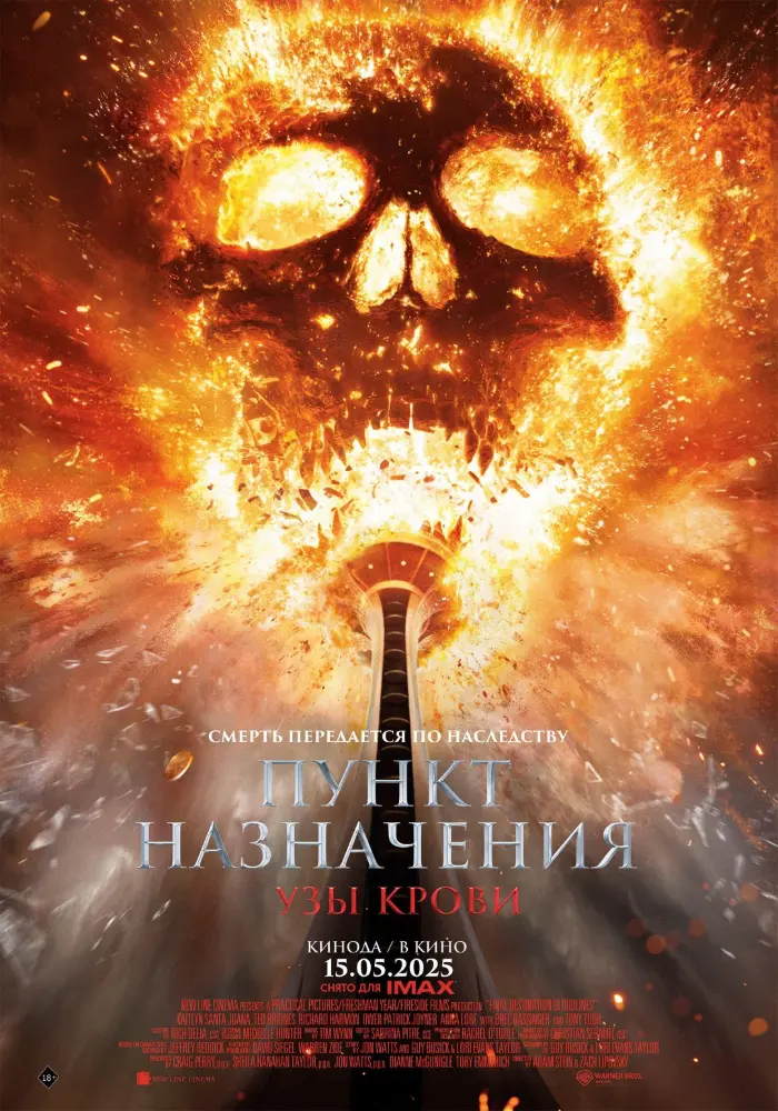 Постер фильма 'ПУНКТ НАЗНАЧЕНИЯ: УЗЫ КРОВИ'